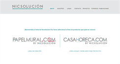 Desktop Screenshot of nicsolucion.com